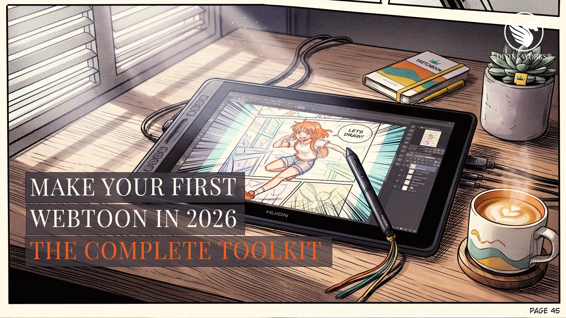 Best drawing tablet and toolkit for making webtoons and manga in 2026