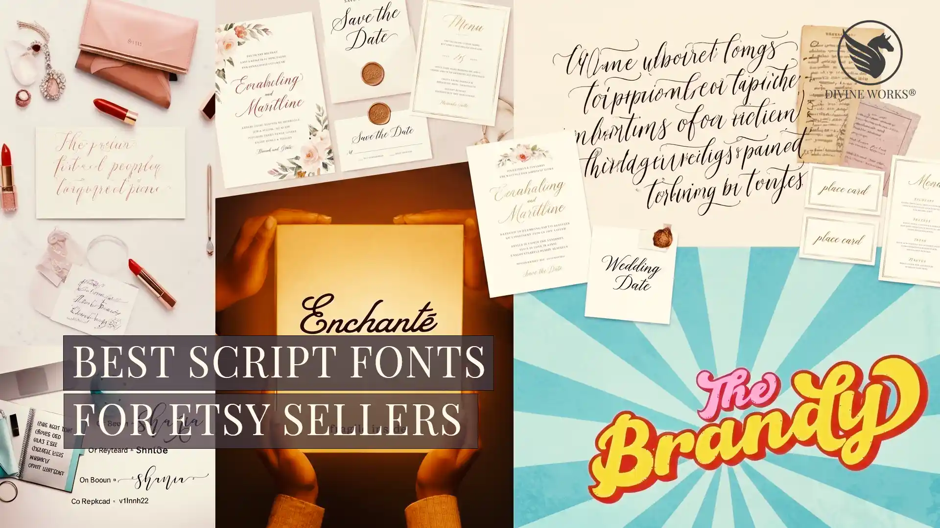 Best script fonts on Creative Market 2026 for Etsy sellers and designers