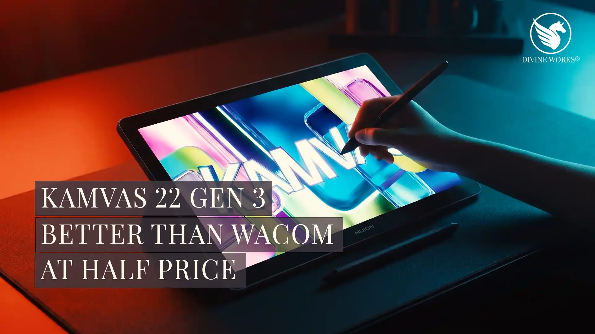 Huion Kamvas 22 Gen 3 pen display review — 2.5K 90Hz drawing tablet for digital artists